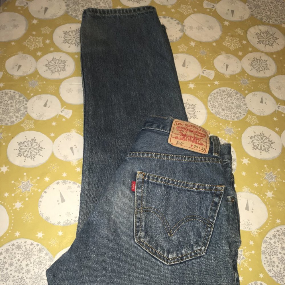 Levi's 550 Relaxed Fit Jeans 30 x 32
